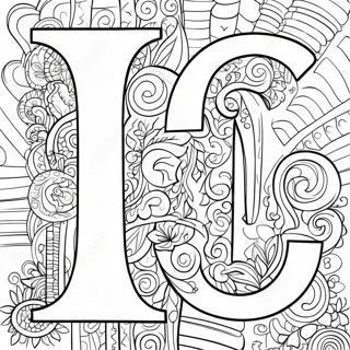 Illustrative Capital Letter I Coloring Page 61127-50694