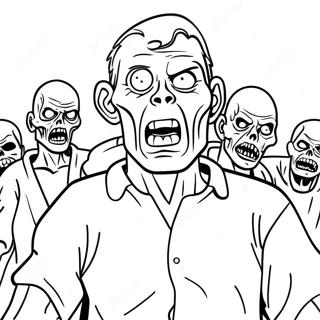 Zombies Coloring Page 61146-50706