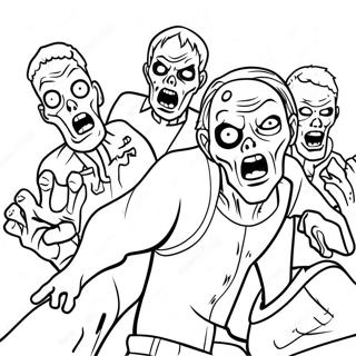 Zombies Coloring Page 61146-50708