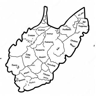 West Virginia State Outline Coloring Page 61156-50715