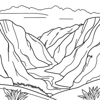 Beautiful West Virginia Mountains Coloring Page 61157-50710