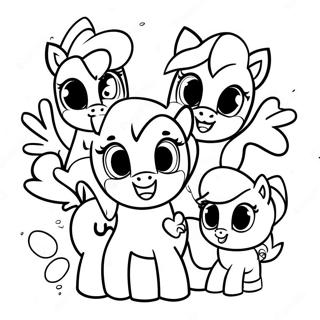 My Little Pony Cutie Mark Crew Coloring Page 61176-50728