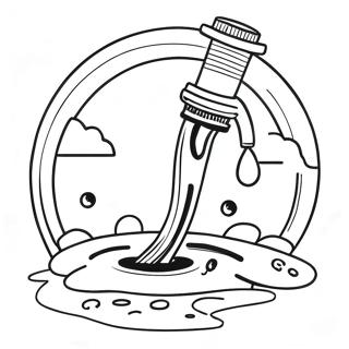 Water Conservation Coloring Page 61186-50735