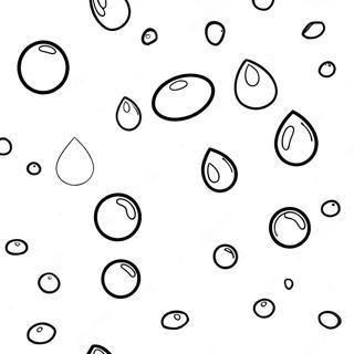 Colorful Water Droplets Coloring Page 61187-50741