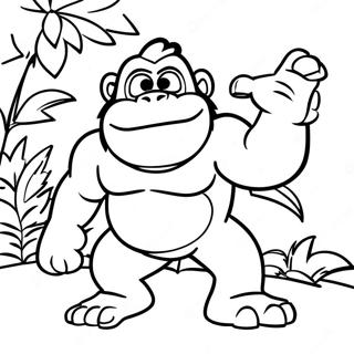 Dixie Kong Coloring Page 61196-50738