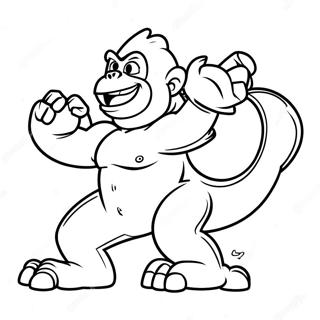 Dixie Kong Coloring Page 61196-50739