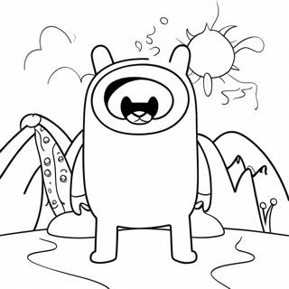 Adventure Time Coloring Page 611-487