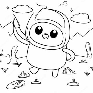 Adventure Time Coloring Page 611-488