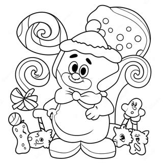 Candyland Characters Coloring Page 61206-50750