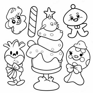 Candyland Characters Coloring Page 61206-50752