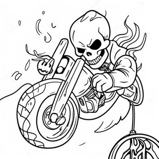 Ghost Rider Coloring Pages