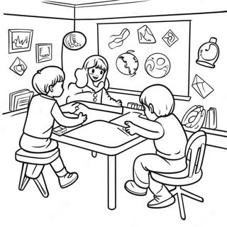 Fun Classroom Activities Coloring Page 61287-50814