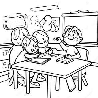 Fun Classroom Activities Coloring Page 61287-50815