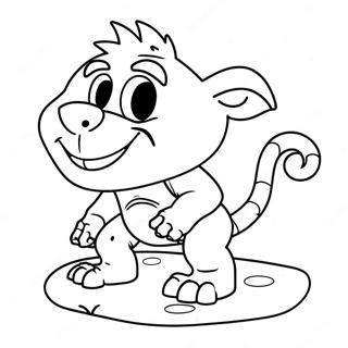 Trollstopia Coloring Pages