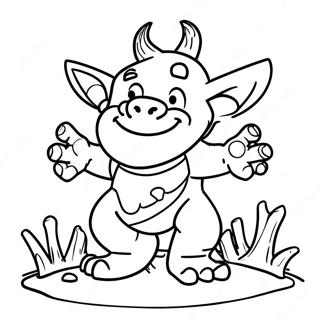 Trollstopia Coloring Page 61296-50823