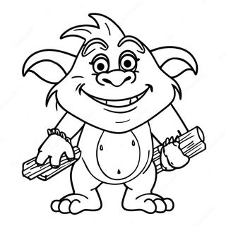 Trollstopia Characters Coloring Page 61297-50827