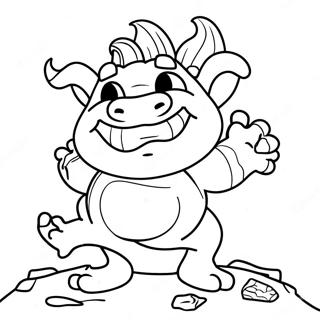 Trollstopia Characters Coloring Page 61297-50828