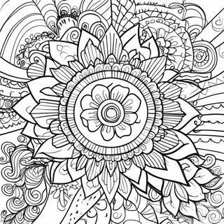 Relaxing Mandala Coloring Page 61347-50866