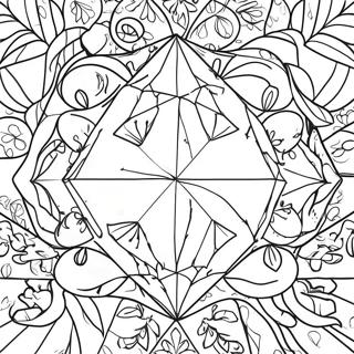 Sparkling Diamond Coloring Page 6135-4902