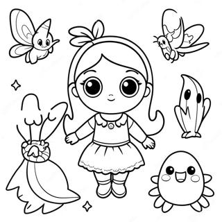 Luz With Magical Creatures Coloring Page 61377-50885