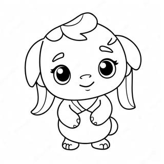 Cute Uma Character Coloring Page 61387-50893