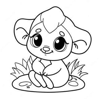 Cute Uma Character Coloring Page 61387-50894