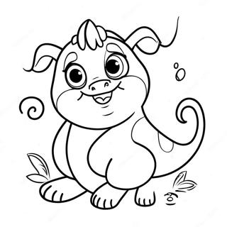 Cute Uma Character Coloring Page 61387-50895