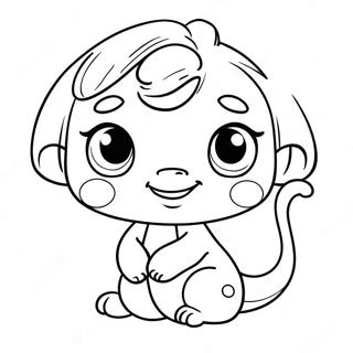 Cute Uma Character Coloring Page 61387-50896