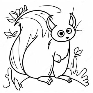 Nocturnal Animals Coloring Pages