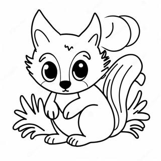 Nocturnal Animals Coloring Page 61396-50898