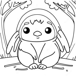 Nocturnal Animals Coloring Page 61396-50899