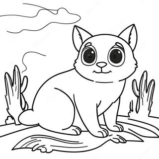 Nocturnal Animals Coloring Page 61396-50900