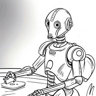 Battle Droid Coloring Page 61406-50908