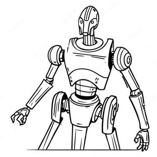 Battle Droid In Action Coloring Page 61407-50910