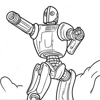 Battle Droid In Action Coloring Page 61407-50911