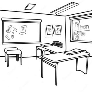 Classroom Coloring Page 61426-50922