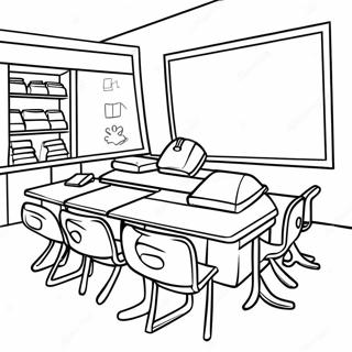 Classroom Coloring Page 61426-50923