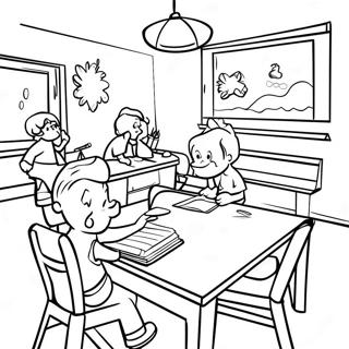 Fun Classroom Activities Coloring Page 61427-50925