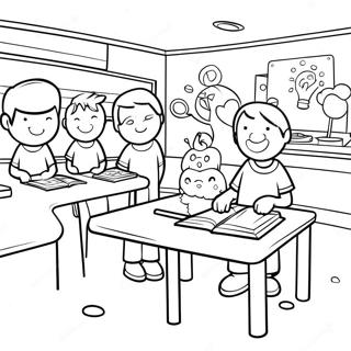 Fun Classroom Activities Coloring Page 61427-50926