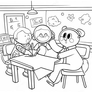 Fun Classroom Activities Coloring Page 61427-50927