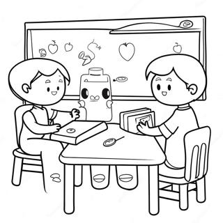 Fun Classroom Activities Coloring Page 61427-50928