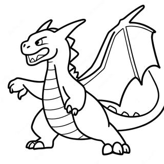 Fiery Gigantamax Charizard Coloring Page 61447-50938