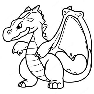 Fiery Gigantamax Charizard Coloring Page 61447-50939