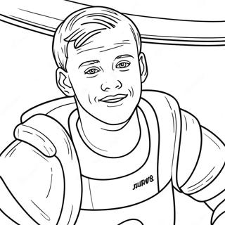 Joe Burrow Coloring Page 6144-4906