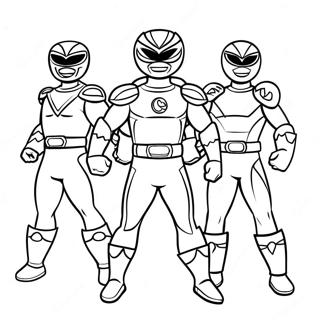 Power Rangers Beast Morphers Coloring Page 61456-50946