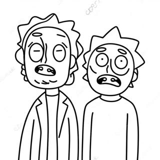 Rick And Morty Stoner Coloring Page 61466-50952