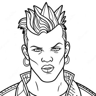 Punk Rock Coloring Page 61516-50988