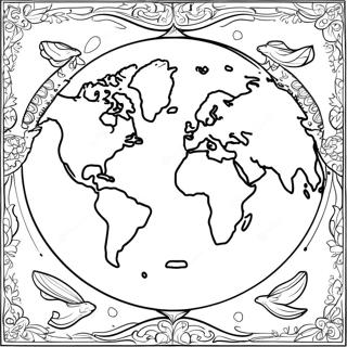 Label The Continents Coloring Page 61526-50991