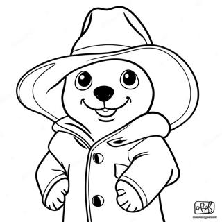 Paddington Bear Coloring Page 61556-51028