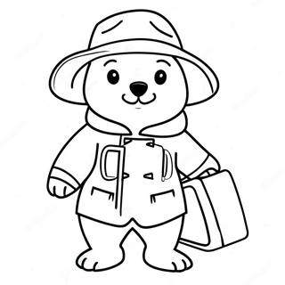 Adventurous Paddington Coloring Page 61557-51030